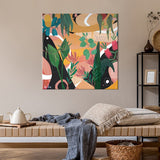 NNEKG Wild & Free Lizzie Alsop Stretch Canvas Wall Art (90 x 90)