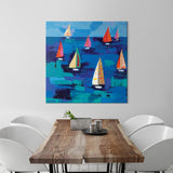NNEKG Adrians Regatta Anna Blatman Stretched Canvas (61 x 61 x 3)