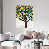 NNEKG Lemon Tree Anna Blatman Stretched Canvas Wall Art (76 x 102)