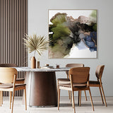 NNEKG Allure 1 Fern Siebler Canvas Framed Timber Wall Art (91 x 91)