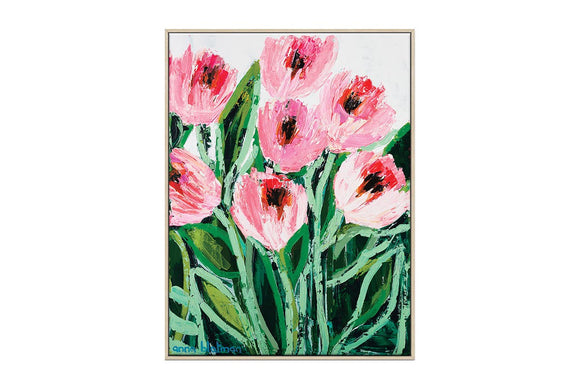 NNEKG Exclusive Delia Anna Blatman Canvas Framed Timber Wall Art (77 x 103)