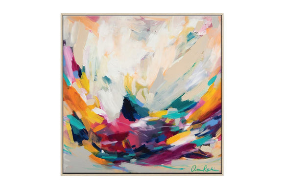 NNEKG Beginnings Amira Rahim Canvas Framed Timber Wall Art (91 x 91)