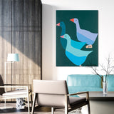NNEKG Goldie Gertie & Gerald Anna Blatman Stretched Canvas Wall Art (76 x 102)