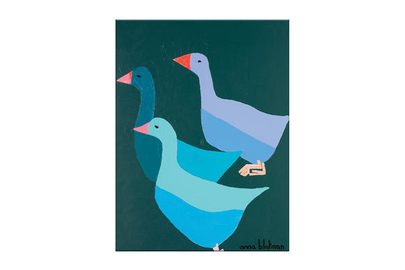 NNEKG Goldie Gertie & Gerald Anna Blatman Stretched Canvas Wall Art (76 x 102)