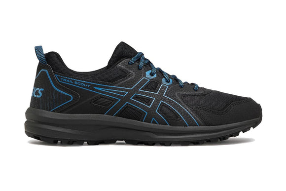 NNEKG Mens Trail Scout Trail Shoe (Black Reborn Blue Size 12.5 US)