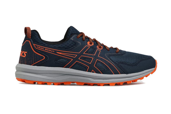 NNEKG Mens Trail Scout Trail Shoe (French Blue Marigold Orange Size 12.5 US)