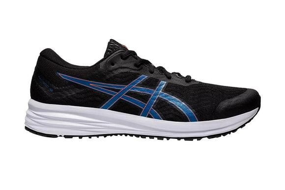 NNEKG Mens Patriot 12 Running Shoe (Black Reborn Blue Size 9.5 US)