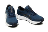NNEKG Mens Patriot 12 Running Shoe (French Blue Gunmetal Size 12.5 US)