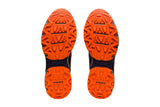 NNEKG Mens Gel Venture 8 Running Shoes (Blue Black Shocking Orange Size 8.5)