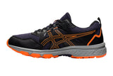 NNEKG Mens Gel Venture 8 Running Shoes (Blue Black Shocking Orange Size 8.5)