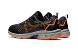 NNEKG Mens Gel Venture 8 Running Shoes (Blue Black Shocking Orange Size 8.5)