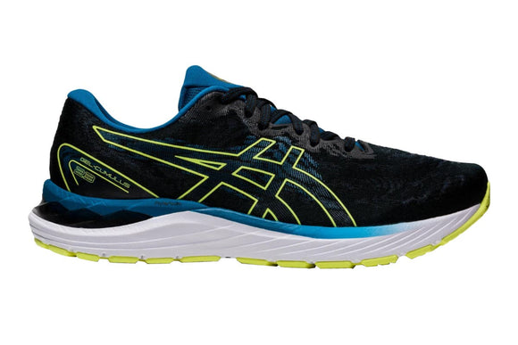 NNEKG Mens Gel Cumulus 23 Running Shoes (Black Glow Yellow Size 8 US)