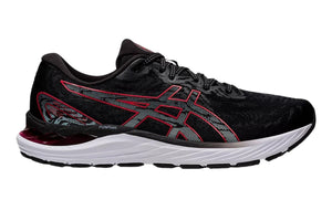 NNEKG Mens Gel Cumulus 23 Running Shoes (Black Electric Red Size 12.5 US)