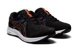 NNEKG Mens Gel Contend 7 Running Shoe (Black Marigold Orange Size 11.5 US)