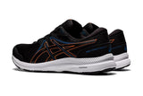 NNEKG Mens Gel Contend 7 Running Shoe (Black Marigold Orange Size 7 US)