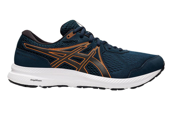 NNEKG Mens Gel Contend 7 Running Shoes (French Blue Black Size 15)