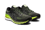 NNEKG Mens Gel Kayano 28 Running Shoes (Black Hazard Green Size 15)