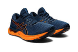 NNEKG Mens Gel Nimbus 24 Running Shoes (French Blue Shocking Orange Size 9H)