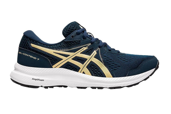 NNEKG Womens Gel Contend 7 Running Shoe (French Blue Champagne Size 11 US)