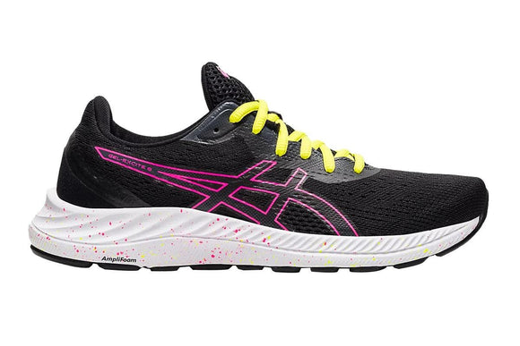 NNEKG Womens Gel Excite 8 Running Shoe (Black Hot Pink Size 11 US)