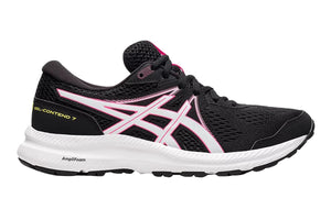 NNEKG Womens Gel Contend 7 Running Shoe (Black Hot Pink Size 12 US)