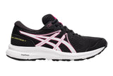 NNEKG Womens Gel Contend 7 Running Shoe (Black Hot Pink Size 12 US)