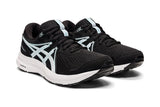 NNEKG Womens Gel Contend 7 Running Shoes (Black Clear Blue Size 6H)