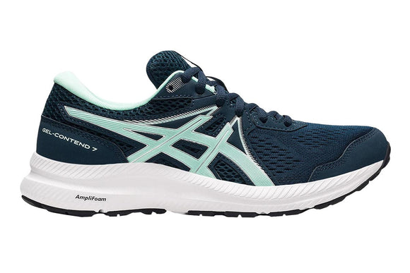 NNEKG Womens Gel Contend 7 Running Shoe (French Blue Fresh Ice Size 6.5 US)