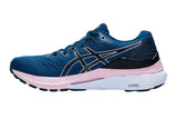 NNEKG Womens Gel Kayano 28 Running Shoes (Mako Blue Barely Rose Size 6H)