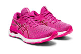 NNEKG Womens Gel Nimbus 24 Running Shoes (Fuchsia Red White Size 10)