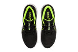 NNEKG Boys Contend 7 Grade School Running Shoes (Black Hazard Green Size 5.5 US)