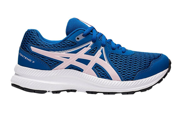 NNEKG Boys Contend 7 Grade School Running Shoes (Lake Drive Barely Rose Size 4.5 US)