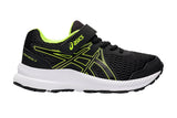 NNEKG Boys Contend 7 Pre School Running Shoes (Black Hazard Green Size 3 US)