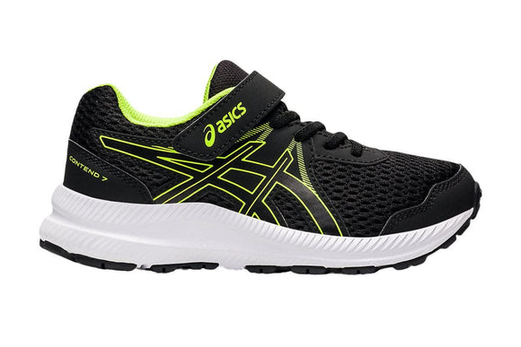 NNEKG Boys Contend 7 Pre School Running Shoes (Black Hazard Green Size K11 US)