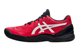 NNEKG Mens Gel Resolution 8 Clay Tennis Shoes (Electric Red White Size 8 US)