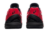 NNEKG Mens Gel Resolution 8 Clay Tennis Shoes (Electric Red White Size 8 US)