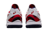 NNEKG Mens Gel Resolution 8 Clay Novak Pack Tennis Shoes (White Classic Red Size 8 US)