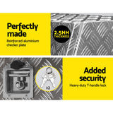 NNEDSZ Aluminium Toolbox Generator Tool Box Drawers Truck Canopy Trailer Locks