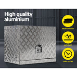 NNEDSZ 62x40x50cm Aluminium Tool box Ute Generator Toolbox Truck Trailer Canopy