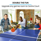 NNEMB Premium Table Tennis Table-with 4 Player Ping Pong Paddle and Pingpong Ball Pack