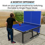 NNEMB Premium Outdoor Table Tennis Table-with 4 Player Ping Pong Paddle and Pingpong Ball Pack