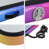 NNEDSZ 4M Air Track Gymnastics Tumbling Exercise Mat Inflatable Mats 20CM Thick + Pump