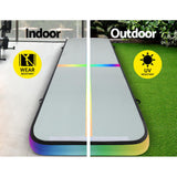 NNEDSZ 4M Air Track Gymnastics Tumbling Exercise Mat Inflatable Mats 20CM Thick + Pump