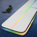 NNEDSZ 5M Air Track Gymnastics Tumbling Exercise Mat Inflatable Mats + Pump