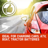 NNEMB Car Battery Charger 280A 12v/24v Jump Starter ATV Boat Truck Tractor