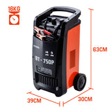 NNEMB Car Battery Charger 750A 12v/24v Jump Starter ATV Boat Truck Tractor