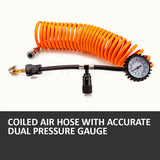 NNEMB Portable Air Compressor 220PSI 12V 200L Automatic Tyre Inflator/Deflator-Platinum Series