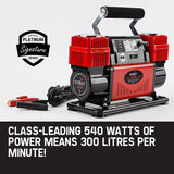 NNEMB Portable Air Compressor 100PSI 12V 300L Automatic Tyre Inflator/Deflator-OTB700
