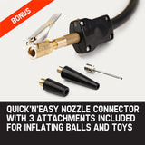 NNEMB Portable Air Compressor 100PSI 12V 300L Automatic Tyre Inflator/Deflator-OTB700