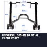 NNEMB Motorcycle Front Stand Heavy-Duty Motorbike Lift Paddock Carrier Bike Fork